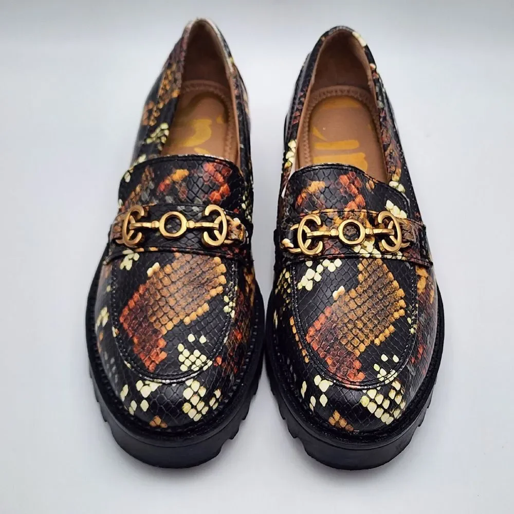 Sam Edelman Women's Circus Deana Slip-On Loafer Black,‎ Size 7M See Photos